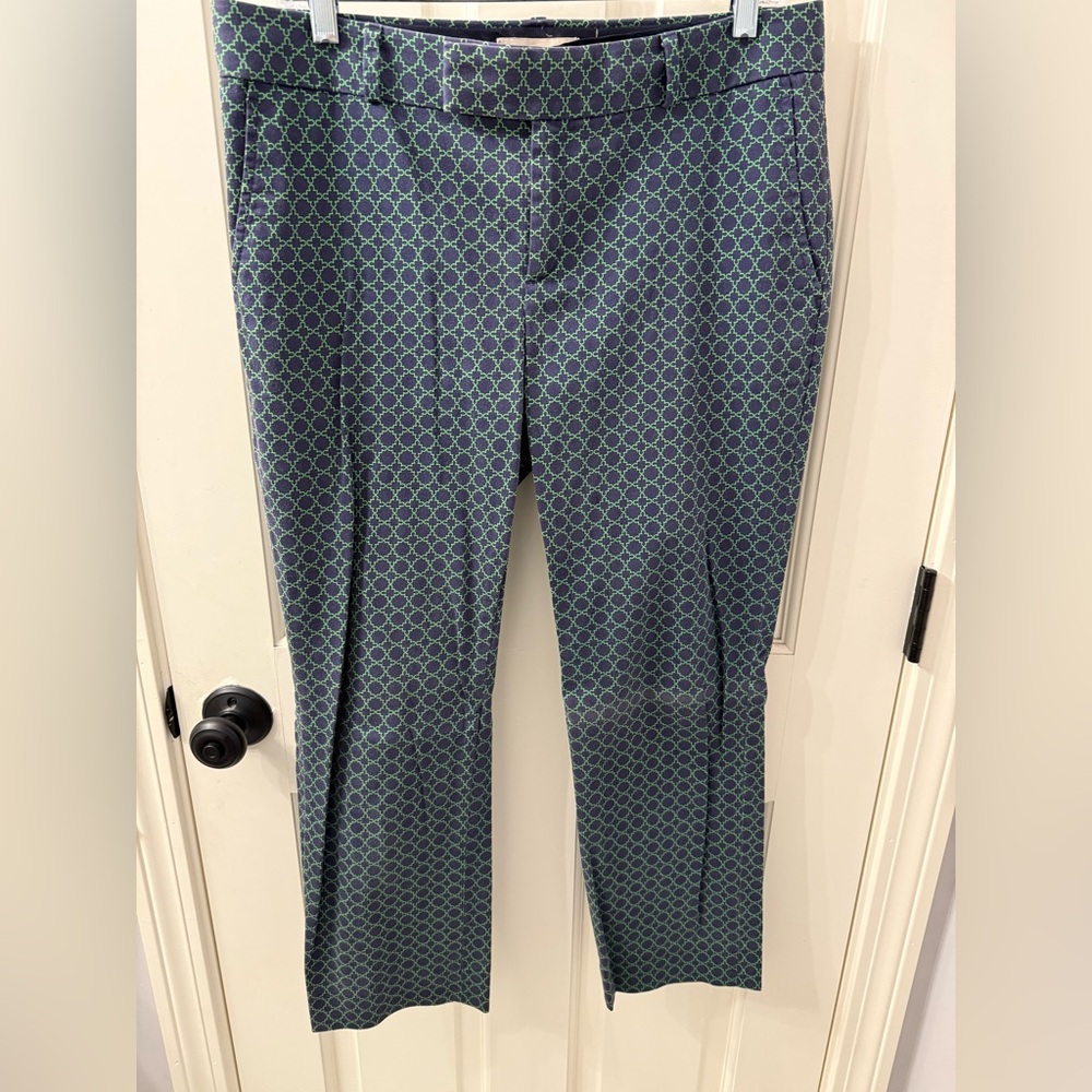 Banana Republic Navy Blue and Green Pants